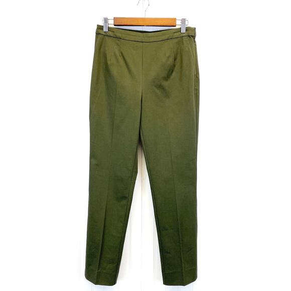 NEW Court & Rowe Womens 6 Kinsey Pant Olive Fern Green Career Trouser Stretchy - Picture 2 of 11